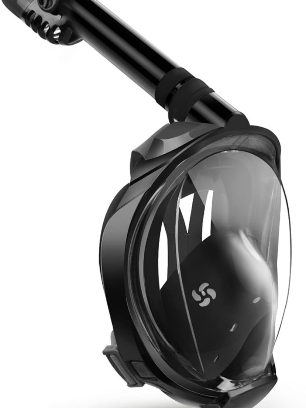 NWT Black Full Face Snorkel Mask L/XL